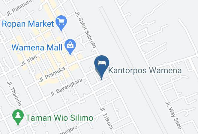 Jayawijaya Regency - Hotel Anggrek Wamena Maps