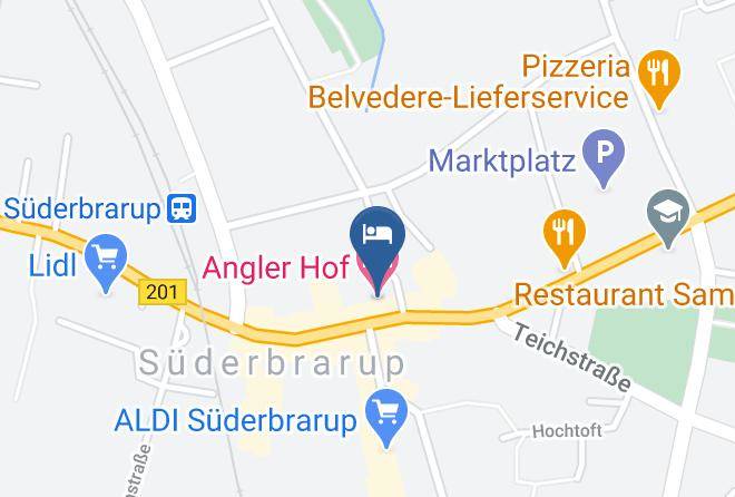 Schleswig Flensburg - Angler Hof Hotel Maps