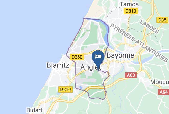 Pyrenees Atlantiques - Hotel Anglet Biarritz Parme Maps
