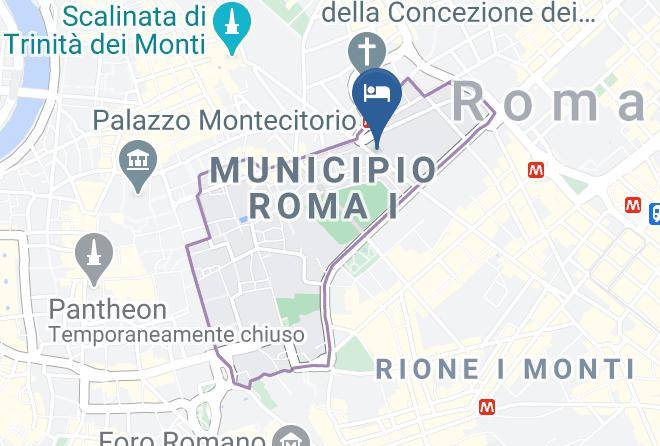 Rome - Hotel Anglo Americano Maps