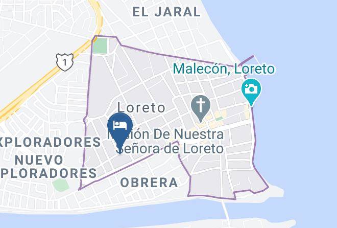 Loreto - Hotel Angra Maps