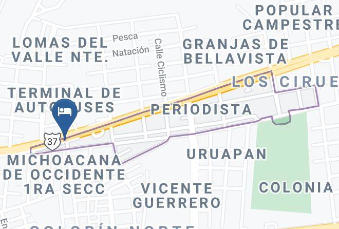 Uruapan - Hotel Anguiano Maps