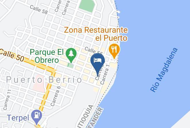 Puerto Berrio - Hotel Anita Maps