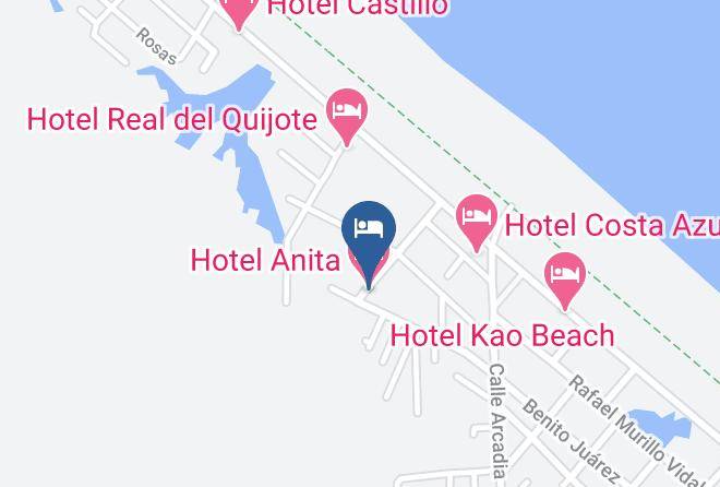 Tecolutla - Hotel Anita Maps