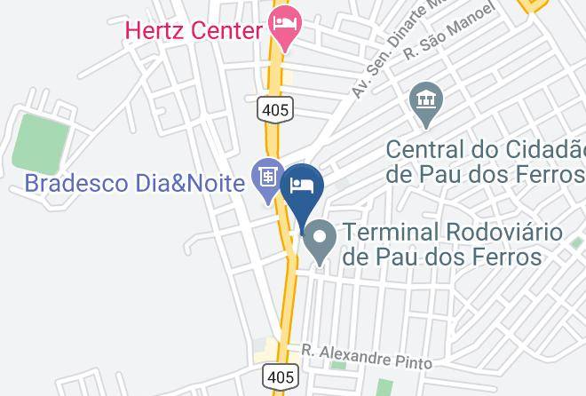 Pau Dos Ferros - Hotel Anizio Maps