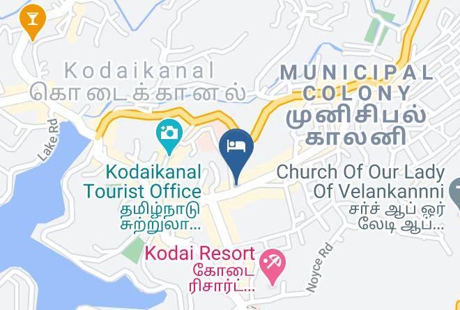 Kodaikanal - Hotel Anjay Maps
