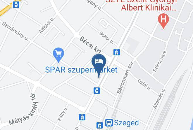 Szeged - Hotel Ankavi Maps