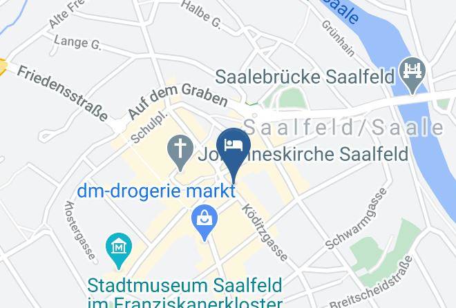 Hotel Anker In Saalfeld Gmbh Map