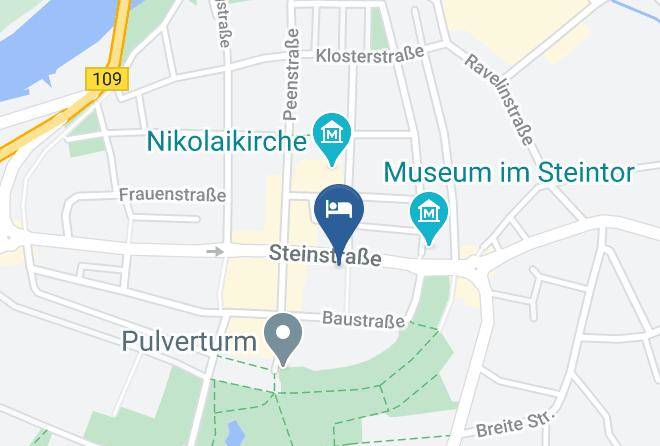Vorpommern Greifswald - Hotel Anklamer Hof Maps