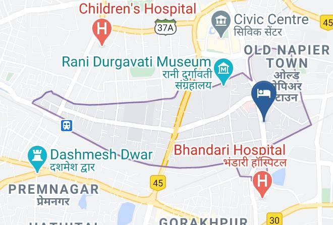 Jabalpur - Hotel Anmol Classic Maps