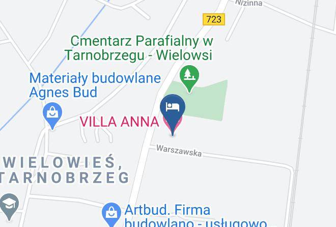 Tarnobrzeg - Hotel Anna Maps