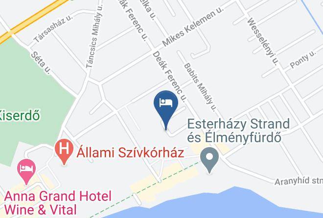 Balatonfured - Hotel Annabella Maps