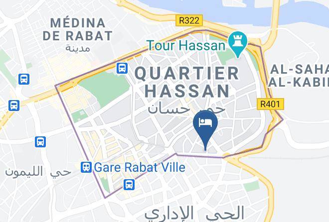 Rabat - Hotel Annakhil Maps