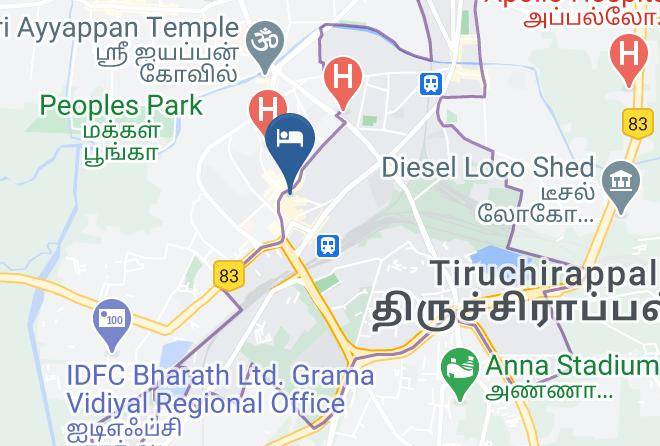Tiruchirappalli - Hotel Annamalai Maps