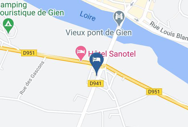 Loiret - Hotel Anne De Beaujeu Maps