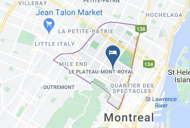 Montreal - Hotel Anne Ma Soeur Anne Maps