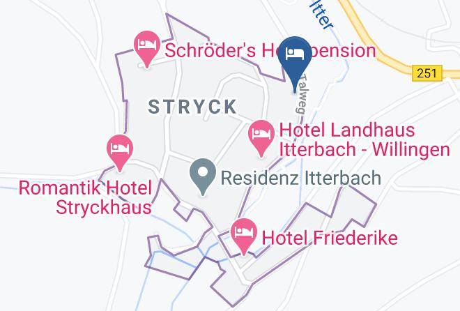 Waldeck Frankenberg - Hotel Annegret Maps