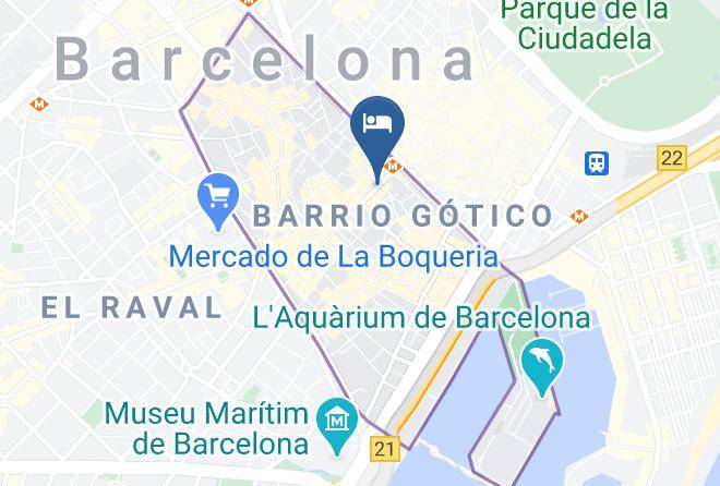 Barcelona - Hotel Annex Maps