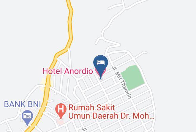 Pesisir Selatan Regency - Hotel Anordio Maps