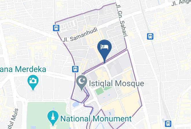 Central Jakarta - Hotel Antara Maps