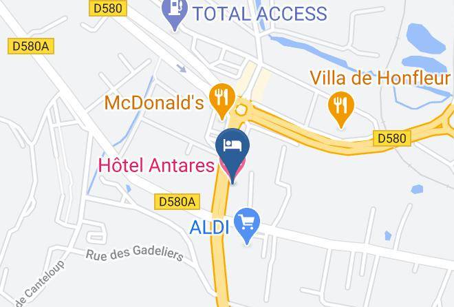 Calvados - Hotel Antares Maps