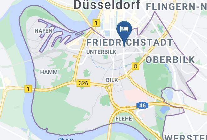 Dusseldorf - Hotel Antares Dusseldorf Maps