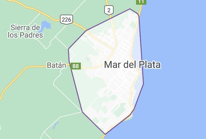 General Pueyrredon Partido - Hotel Antares Maps