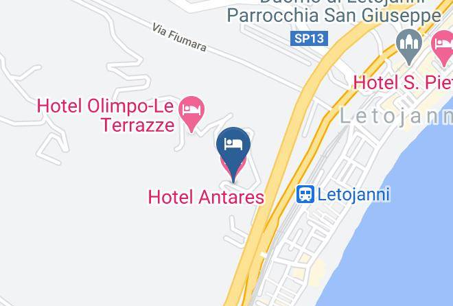 Messina - Hotel Antares Maps
