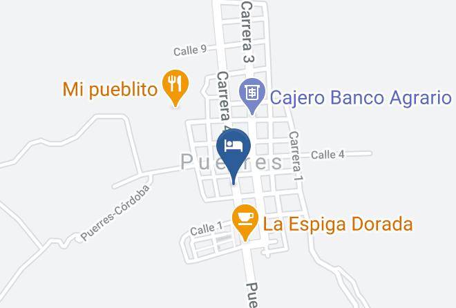 Puerres - Hotel Antares Maps