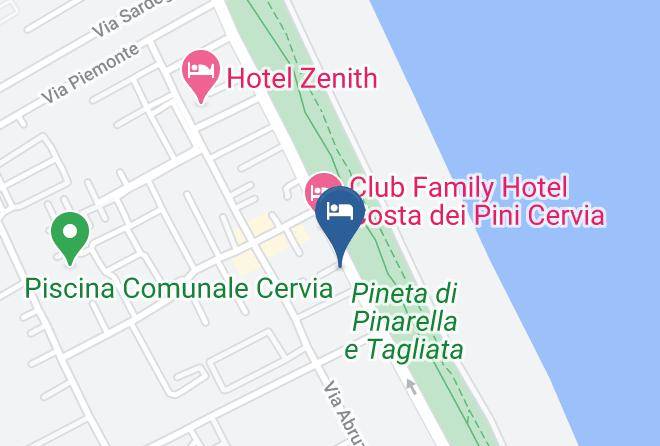 Ravenna - Hotel Antares Maps