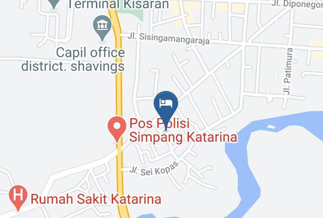 Asahan Regency - Hotel Antariksa Maps