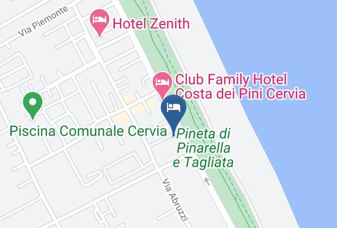 Ravenna - Hotel Antea Fabbri Holidays Maps