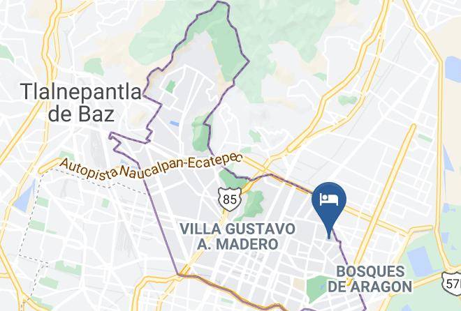 Gustavo A Madero - Hotel Antenas Maps