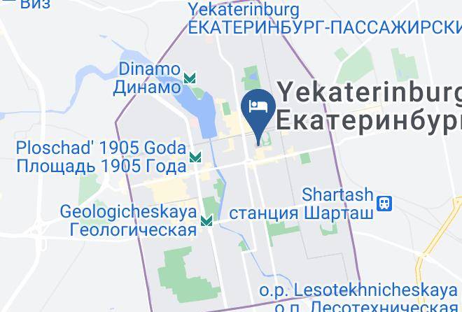 Yekaterinburg - Hotel Antey Maps