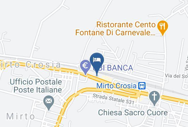 Cosenza - Hotel Anthony Mirto Croisa Ristorante I Sapori Del Mare Maps