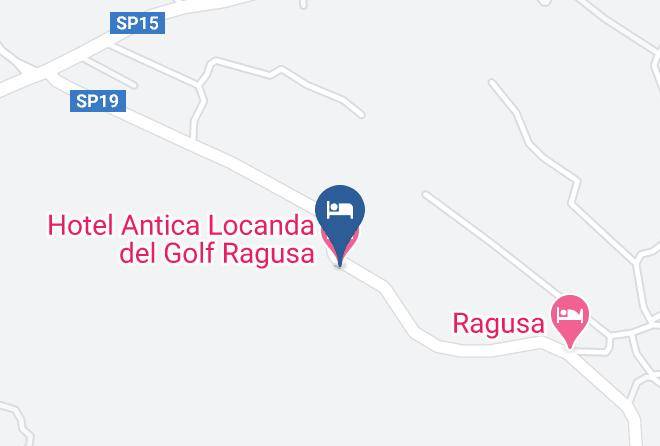 Ragusa - Hotel Antica Locanda Del Golf Ragusa Maps