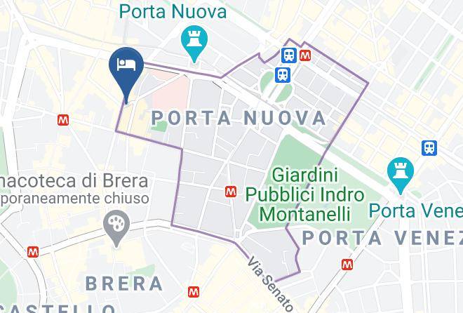 Milan - Antica Locanda Solferino Maps