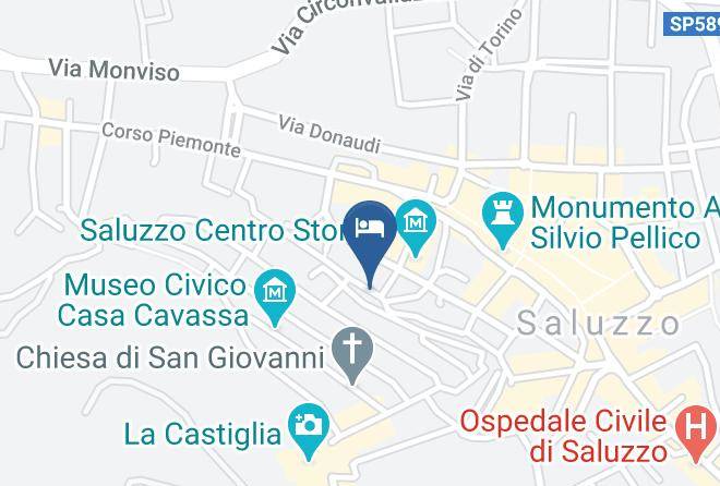 Cuneo - Hotel Antiche Mura Maps