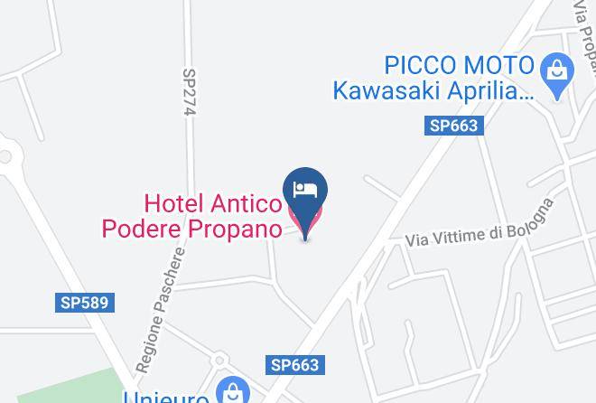 Cuneo - Hotel Antico Podere Propano Maps
