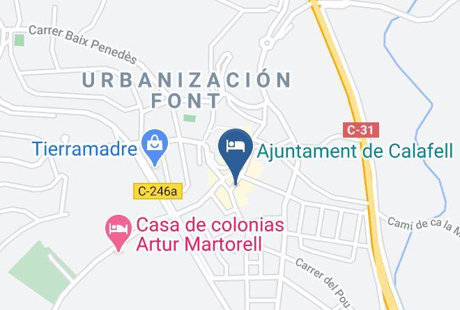 Tarragona - Hotel Antiga Maps