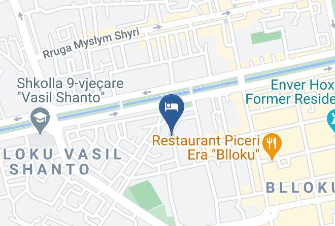 Tirana - Hotel Antigone Maps