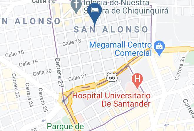 Bucaramanga - Hotel Antigua Belen Maps
