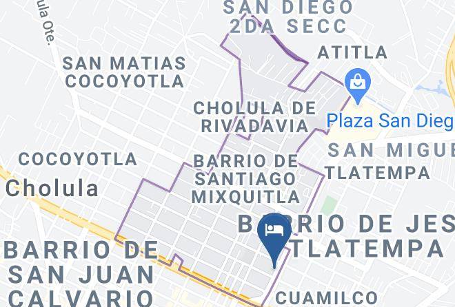 San Pedro Cholula - Hotel Antigua Cholula Maps