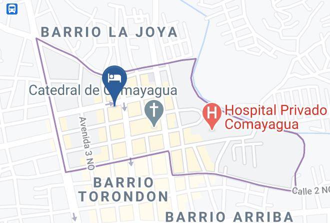 Comayagua - Hotel Antigua Comayagua Maps