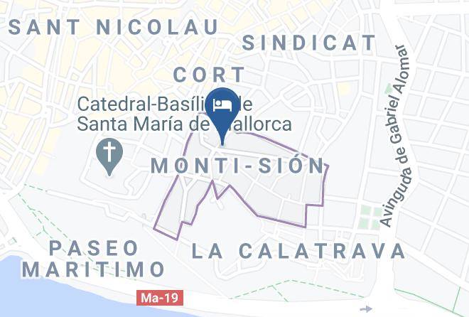 Baleares - Hotel Antigua Palma Maps