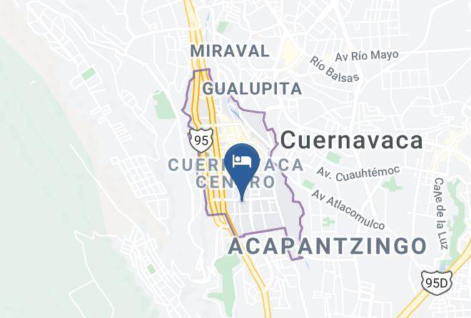 Cuernavaca - Hotel Antigua Posada Maps