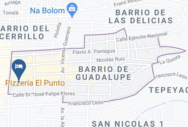 San Cristobal De Las Casas - Hotel Antigua Maps
