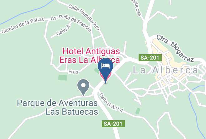 Salamanca - Hotel Antiguas Eras La Alberca Maps