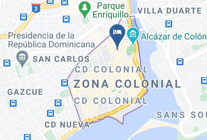 Santo Domingo De Guzman - Hotel Antiguo Europa Maps