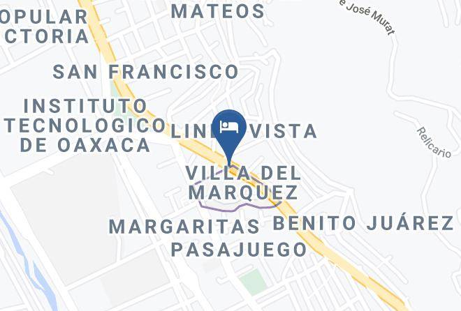 Oaxaca De Juarez - Hotel Antiguo Fortin Maps